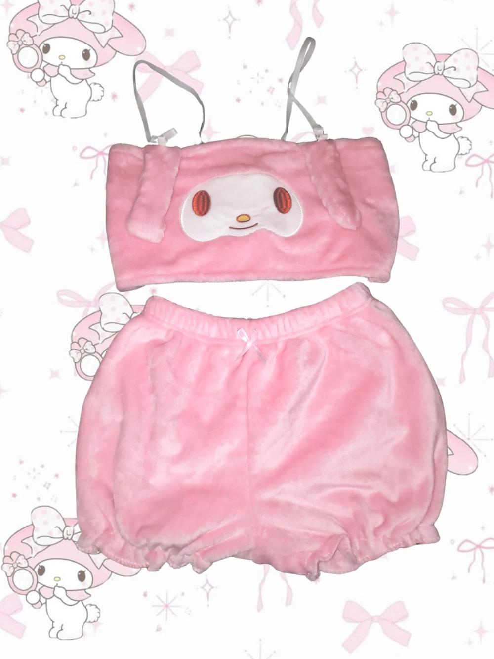 Cute My Melody Fluffy Pajama/Cosplay Set